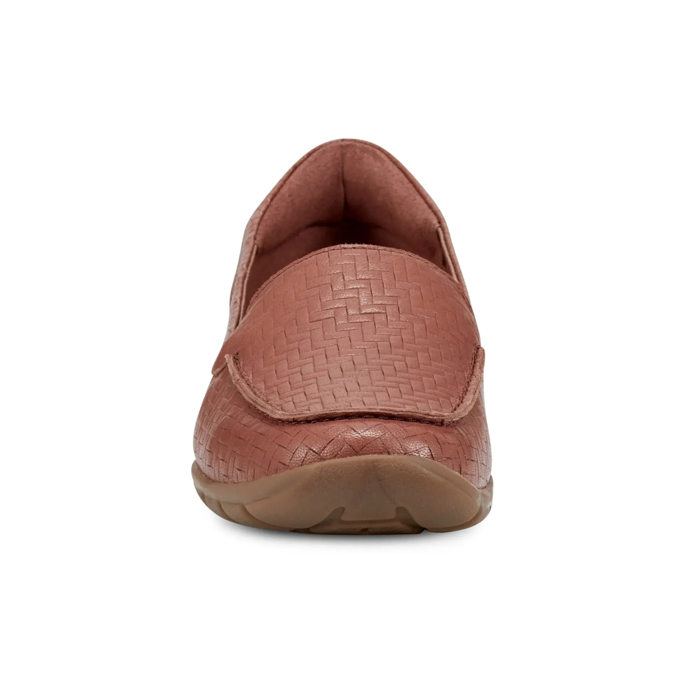 Abide Casual Flats|Flats>Easy Spirit Abide Casual Flats Brown Weave
