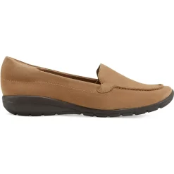 eFlex|eFlex>Easy Spirit Abide Casual Flats Taupe Suede