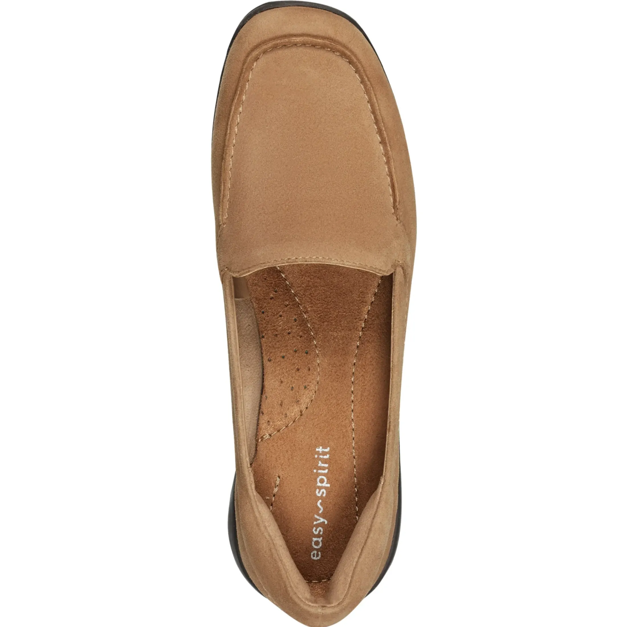 eFlex|eFlex>Easy Spirit Abide Casual Flats Taupe Suede