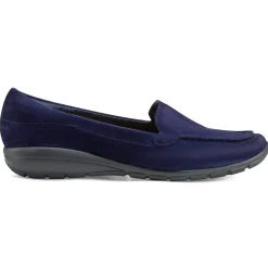 eFlex|eFlex>Easy Spirit Abide Casual Flats Navy Suede