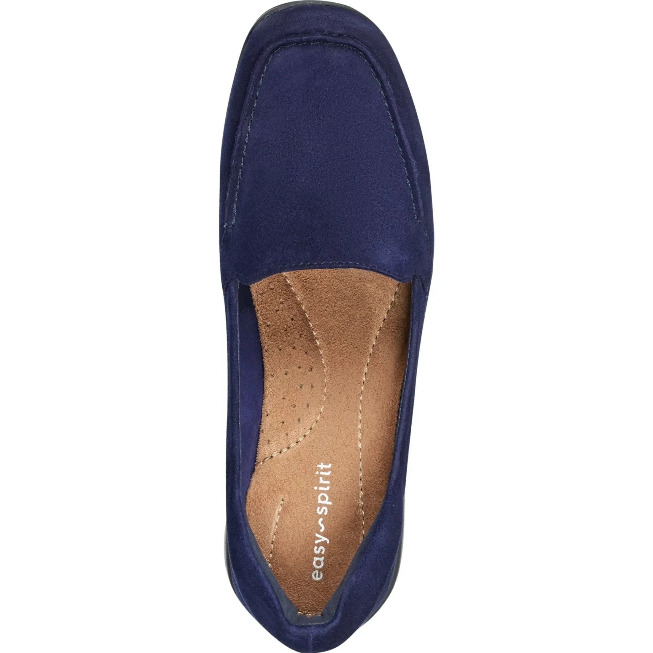 eFlex|eFlex>Easy Spirit Abide Casual Flats Navy Suede