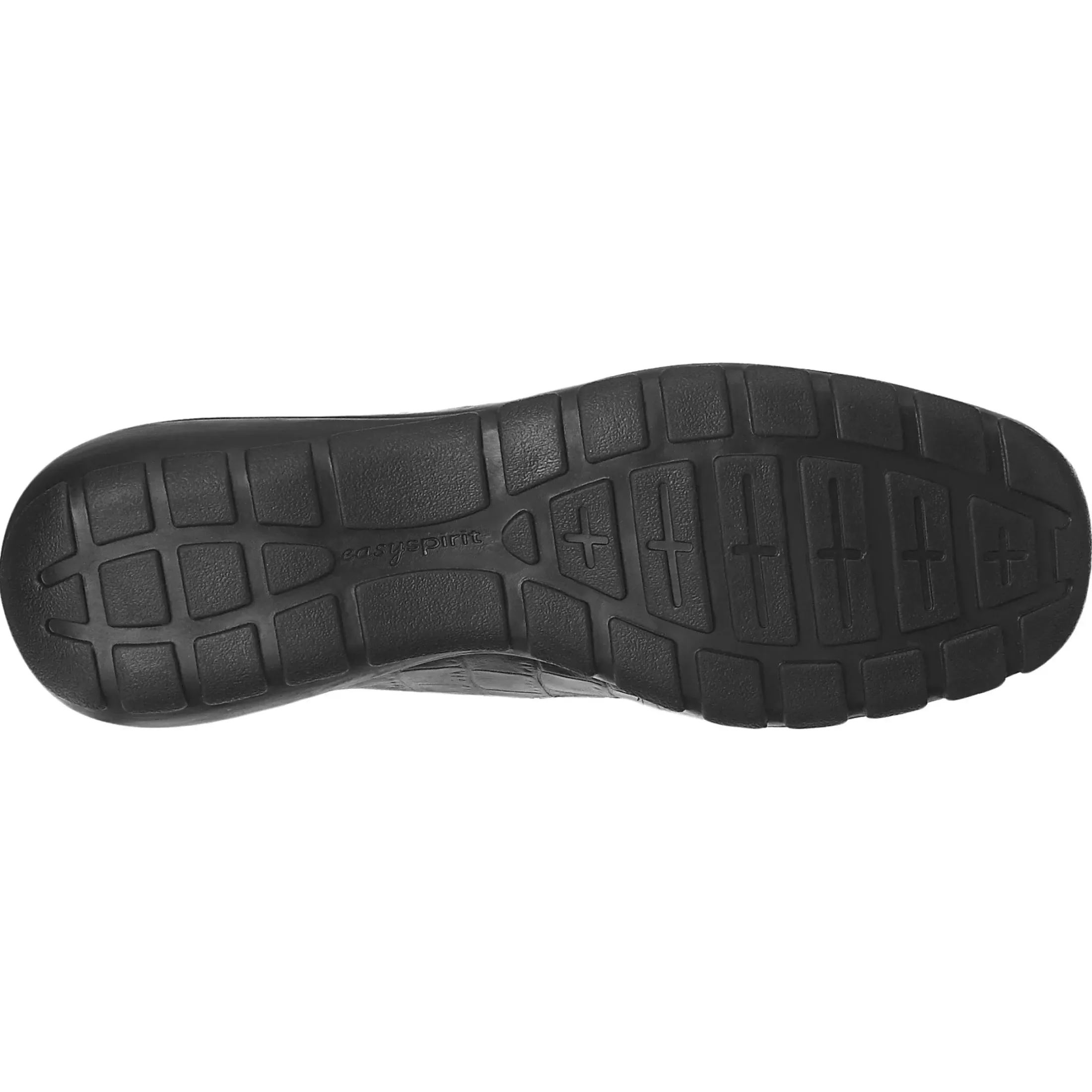 eFlex|eFlex>Easy Spirit Abide Croco Print Casual Flats Black Croco Print
