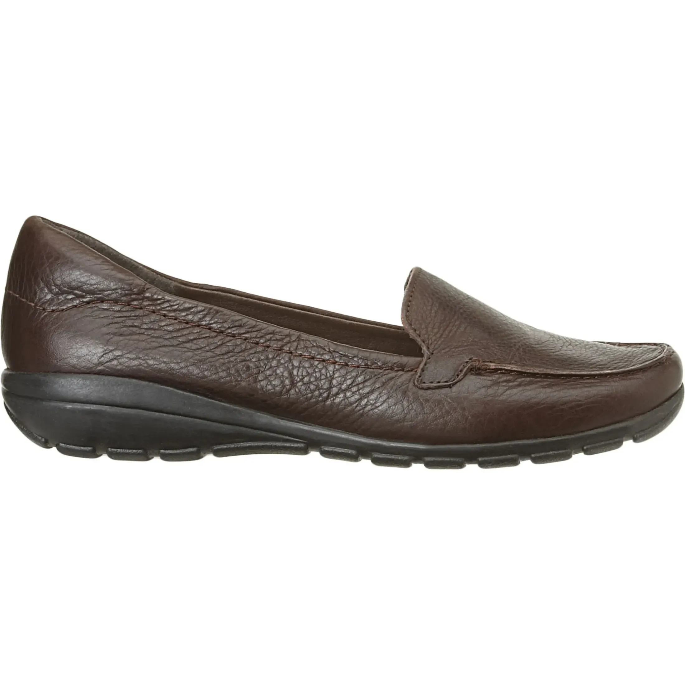 eFlex|eFlex>Easy Spirit Abide Leather Casual Flats Bittersweet Leather