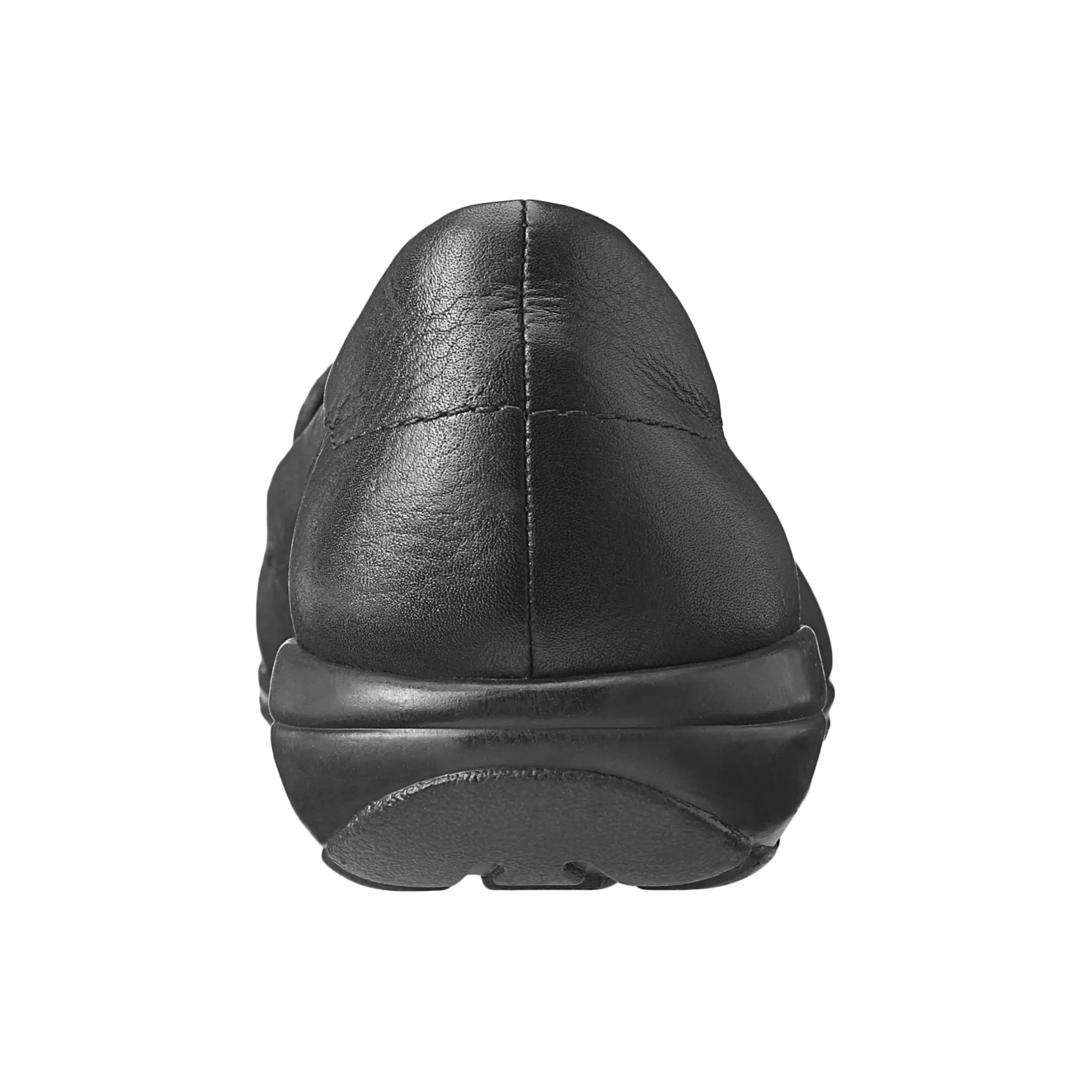 eFlex|eFlex>Easy Spirit Abide Leather Casual Flats Black Leather