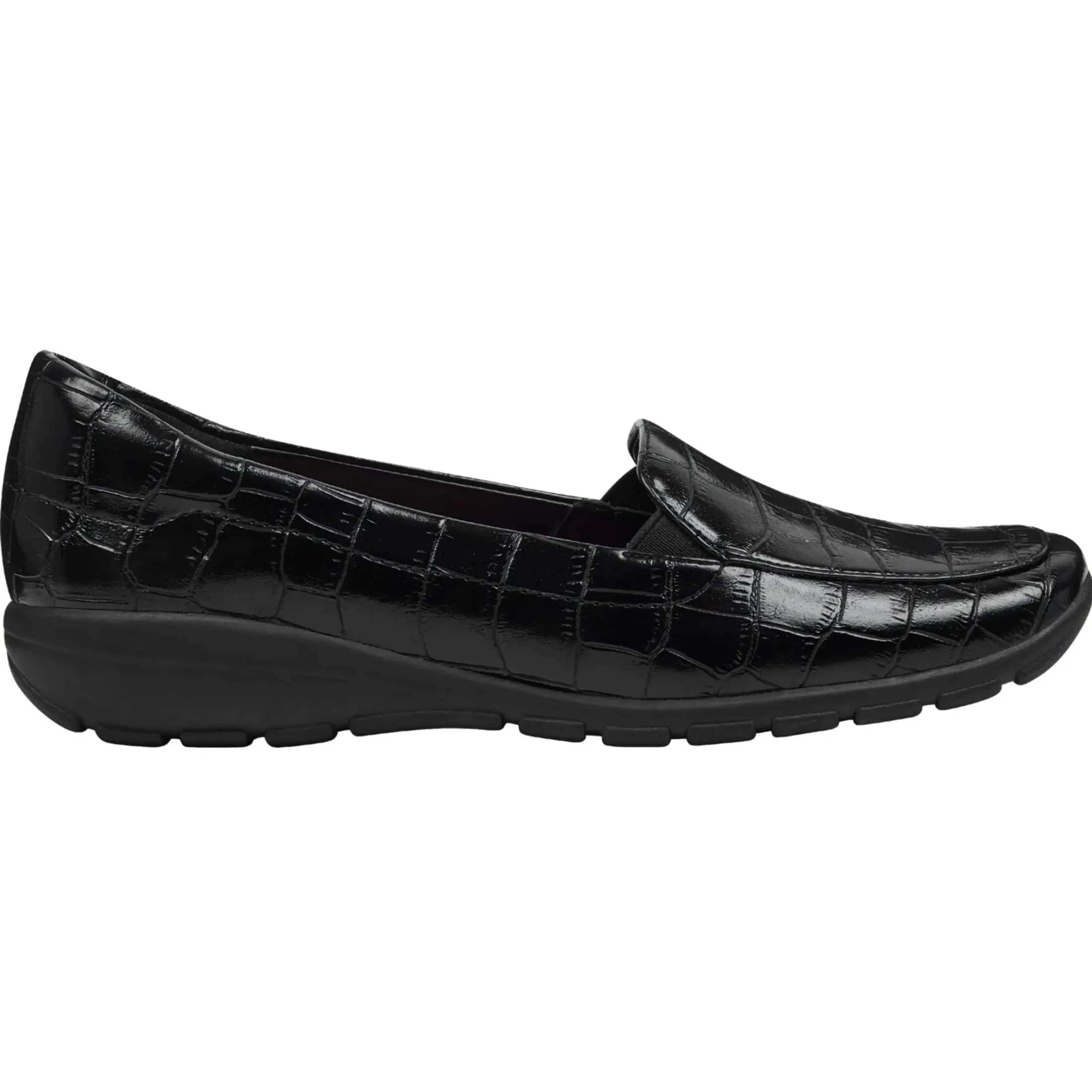 Flats|Flats>Easy Spirit Abriana Casual Flats Black Croco