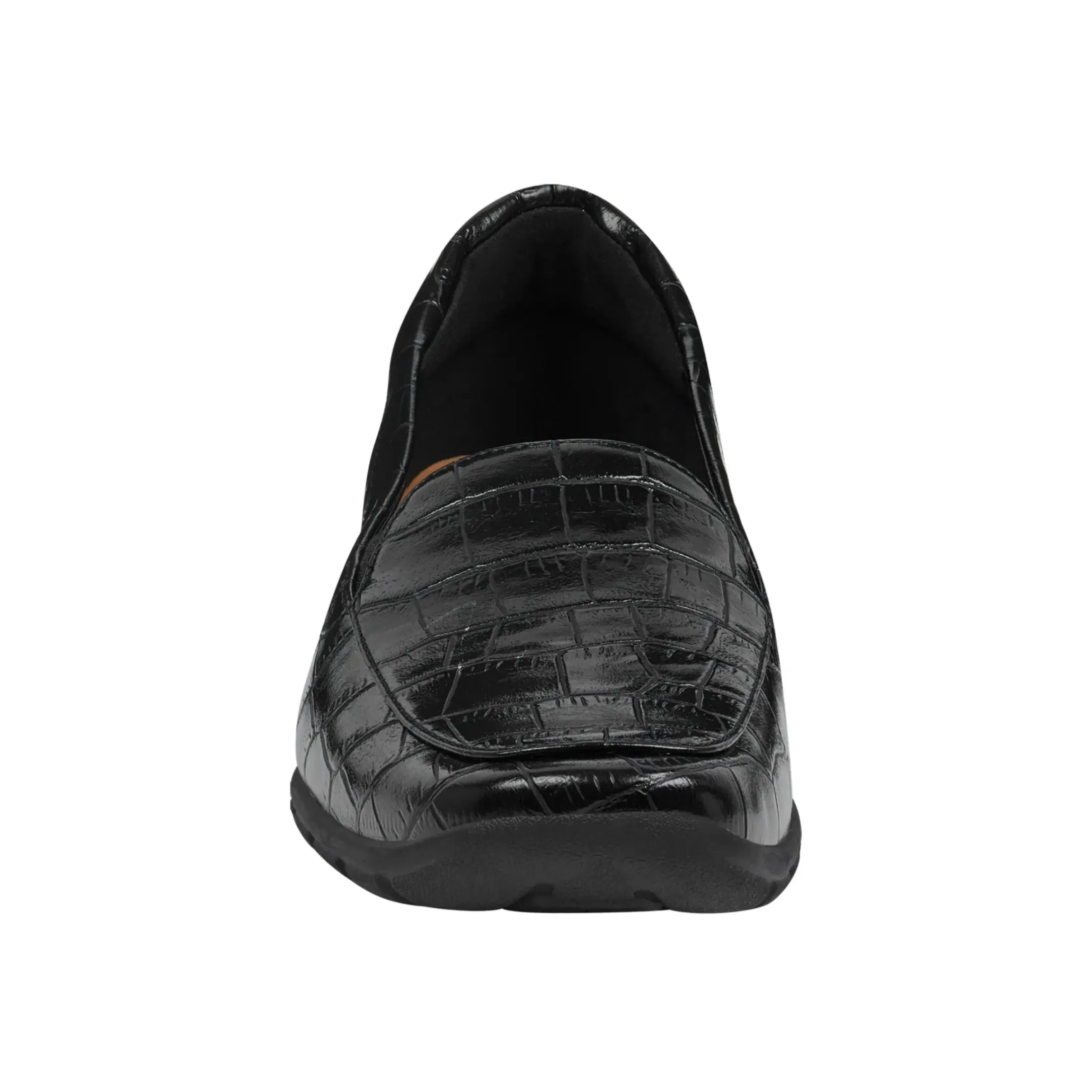 Flats|Flats>Easy Spirit Abriana Casual Flats Black Croco