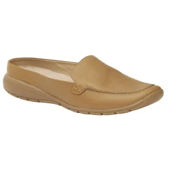 Mules|Mules>Easy Spirit Aggie Casual Slip On Mules Brown Leather