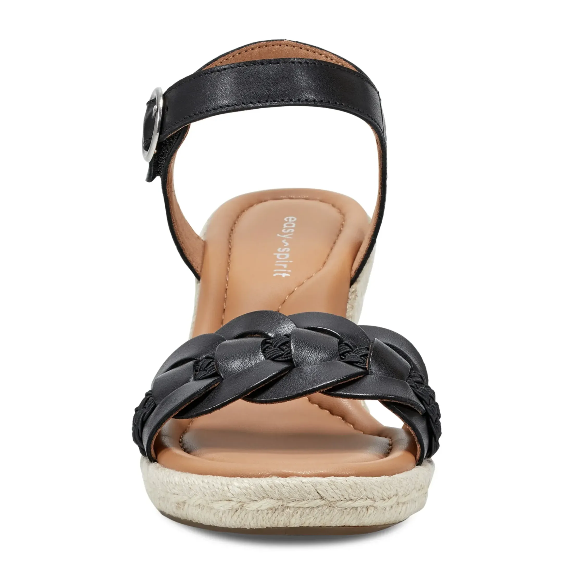 Dress|Sandals>Easy Spirit Aisha Espadrille Wedge Sandals Black