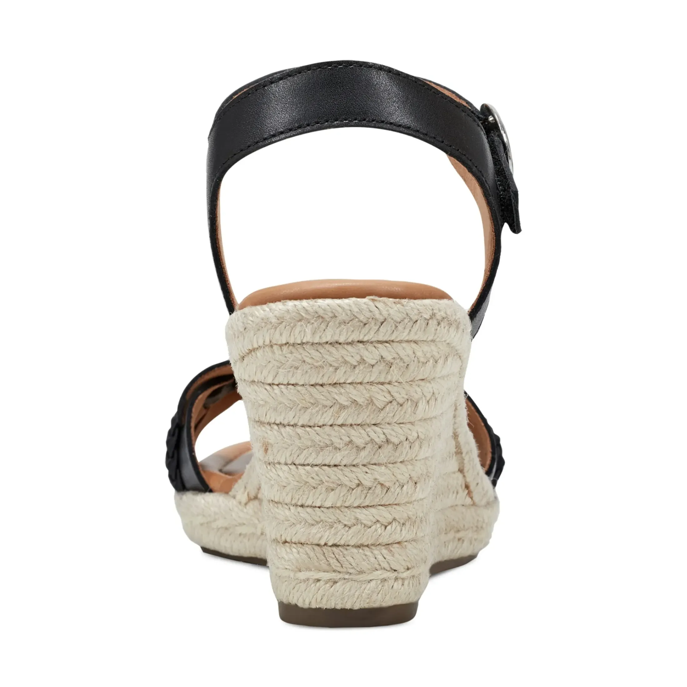 Dress|Sandals>Easy Spirit Aisha Espadrille Wedge Sandals Black