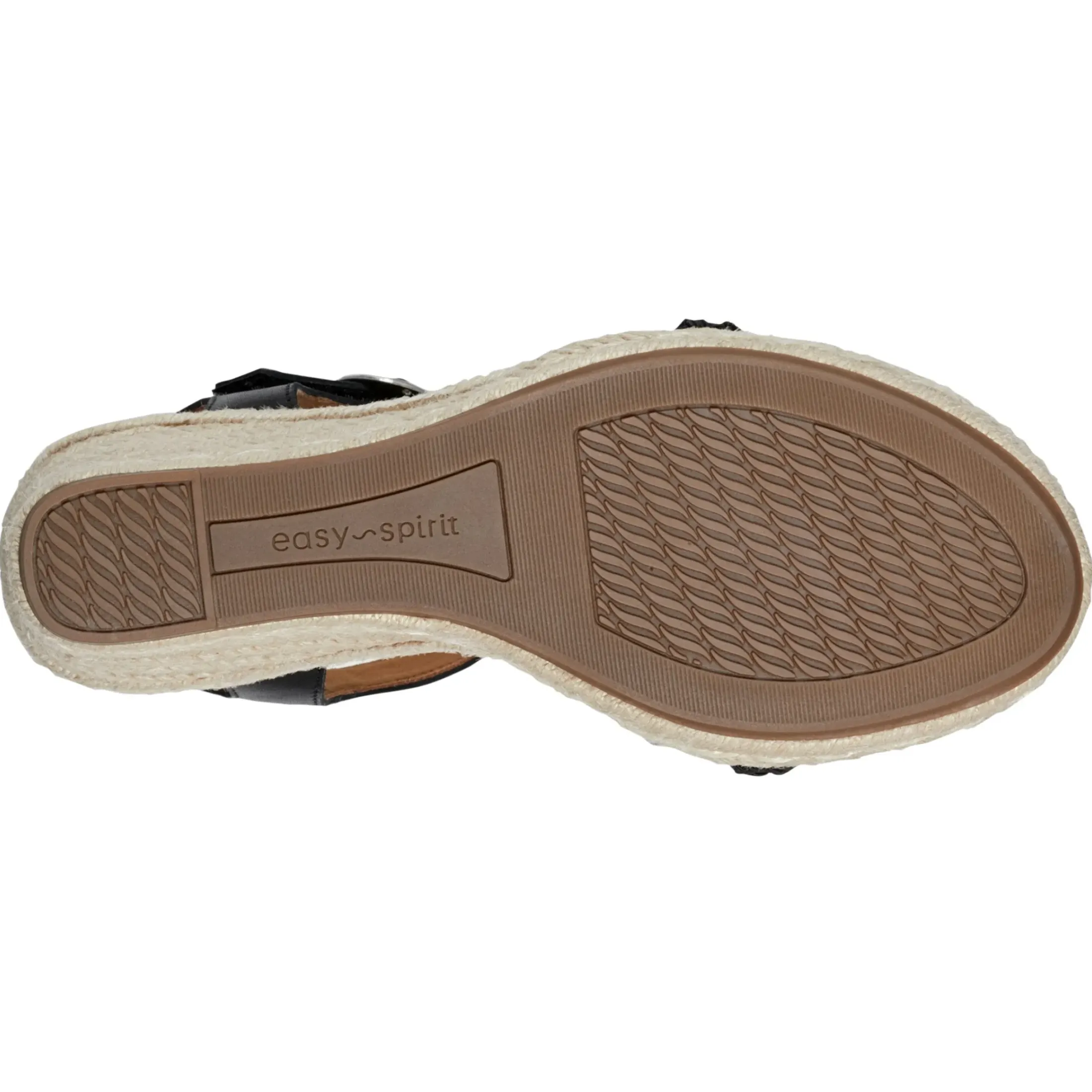Dress|Sandals>Easy Spirit Aisha Espadrille Wedge Sandals Black