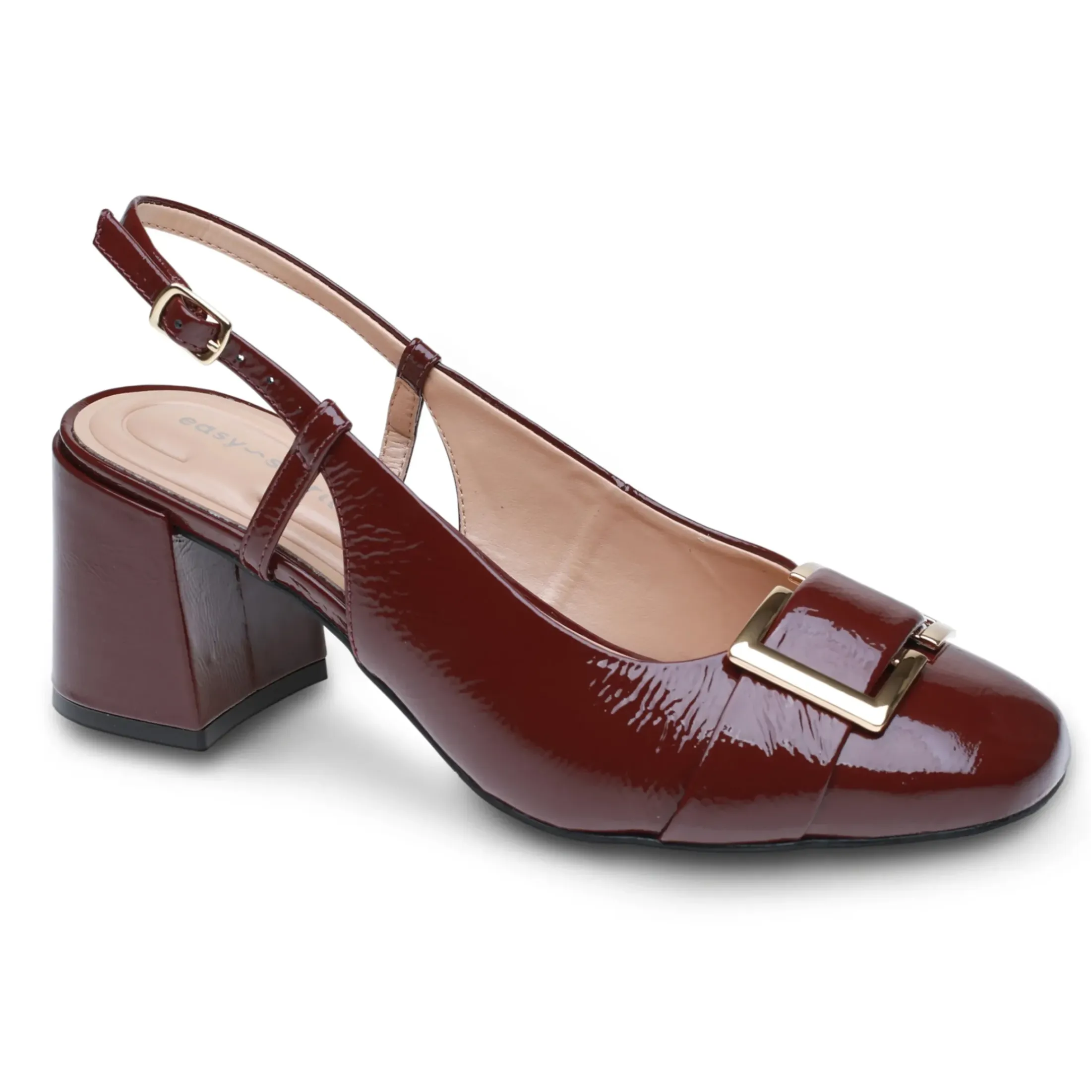 Pumps|Pumps>Easy Spirit Alissa Slingback Pumps Red Patent Leather