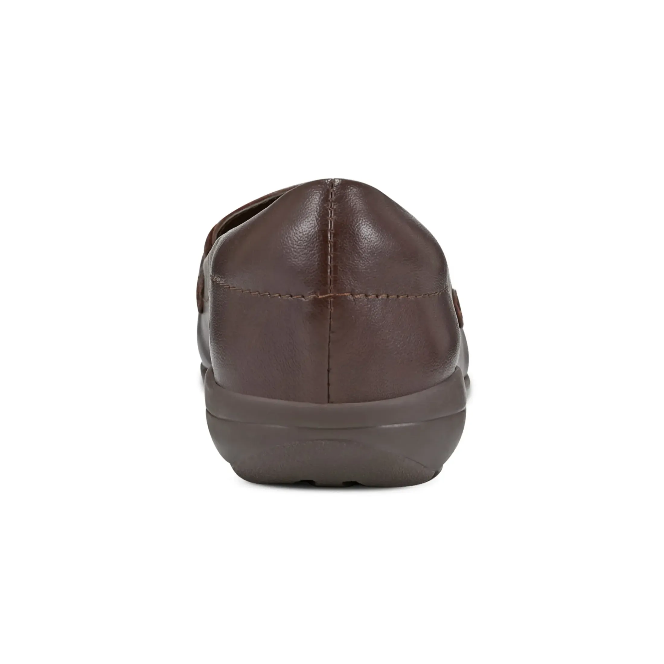 eFlex|eFlex>Easy Spirit Amalie Casual Loafers Dark Brown Leather