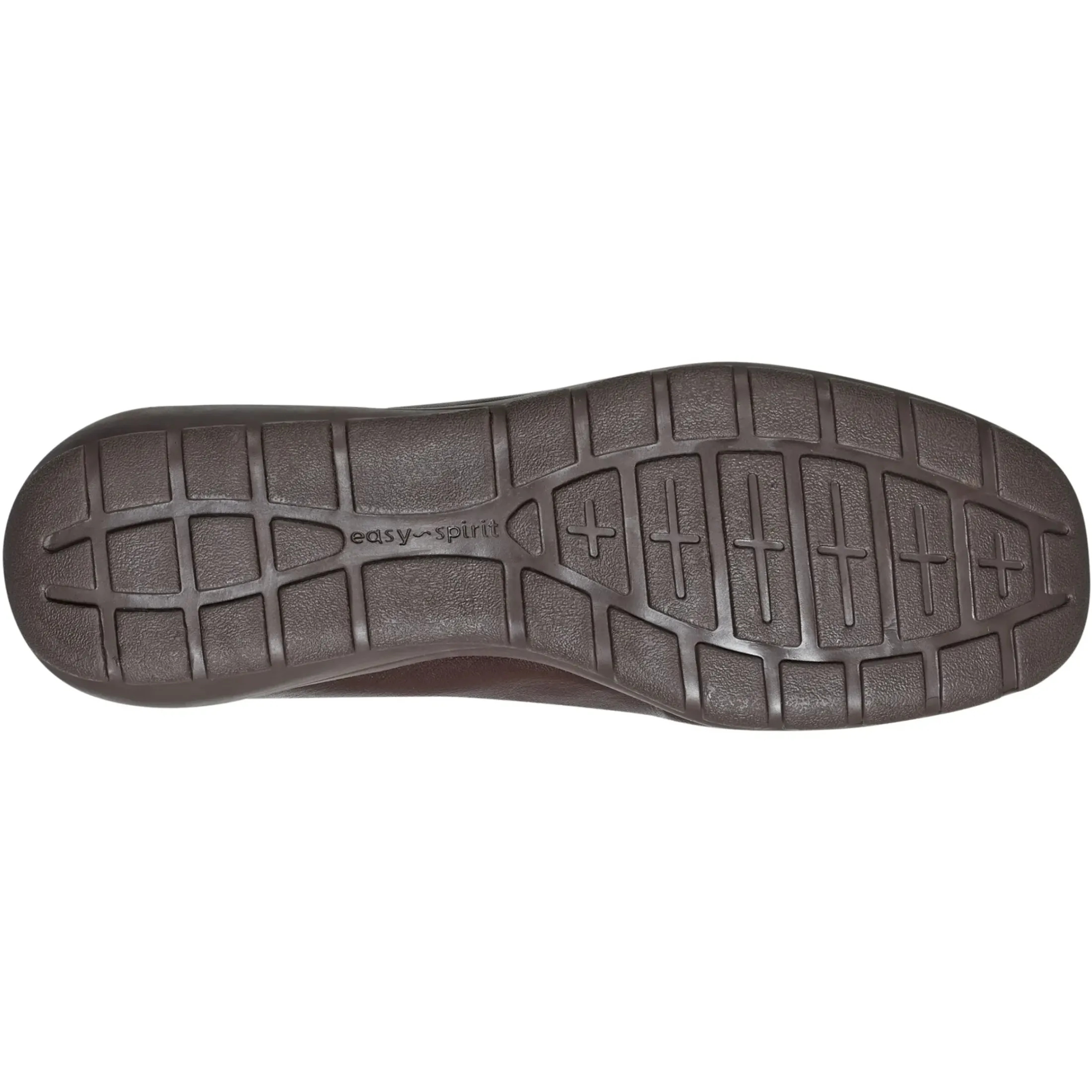 eFlex|eFlex>Easy Spirit Amalie Casual Loafers Dark Brown Leather