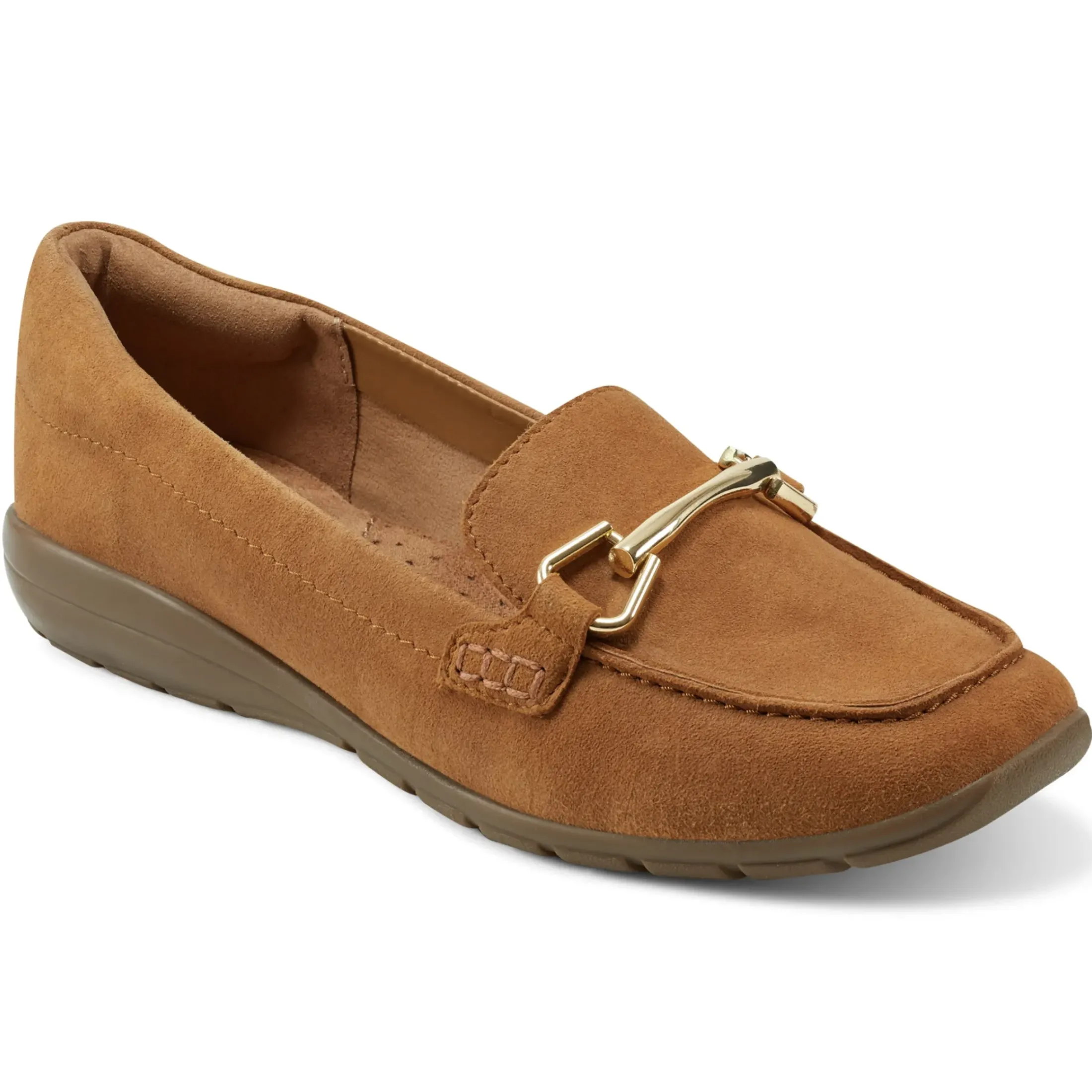 eFlex|eFlex>Easy Spirit Amalie Casual Loafers Tan Suede