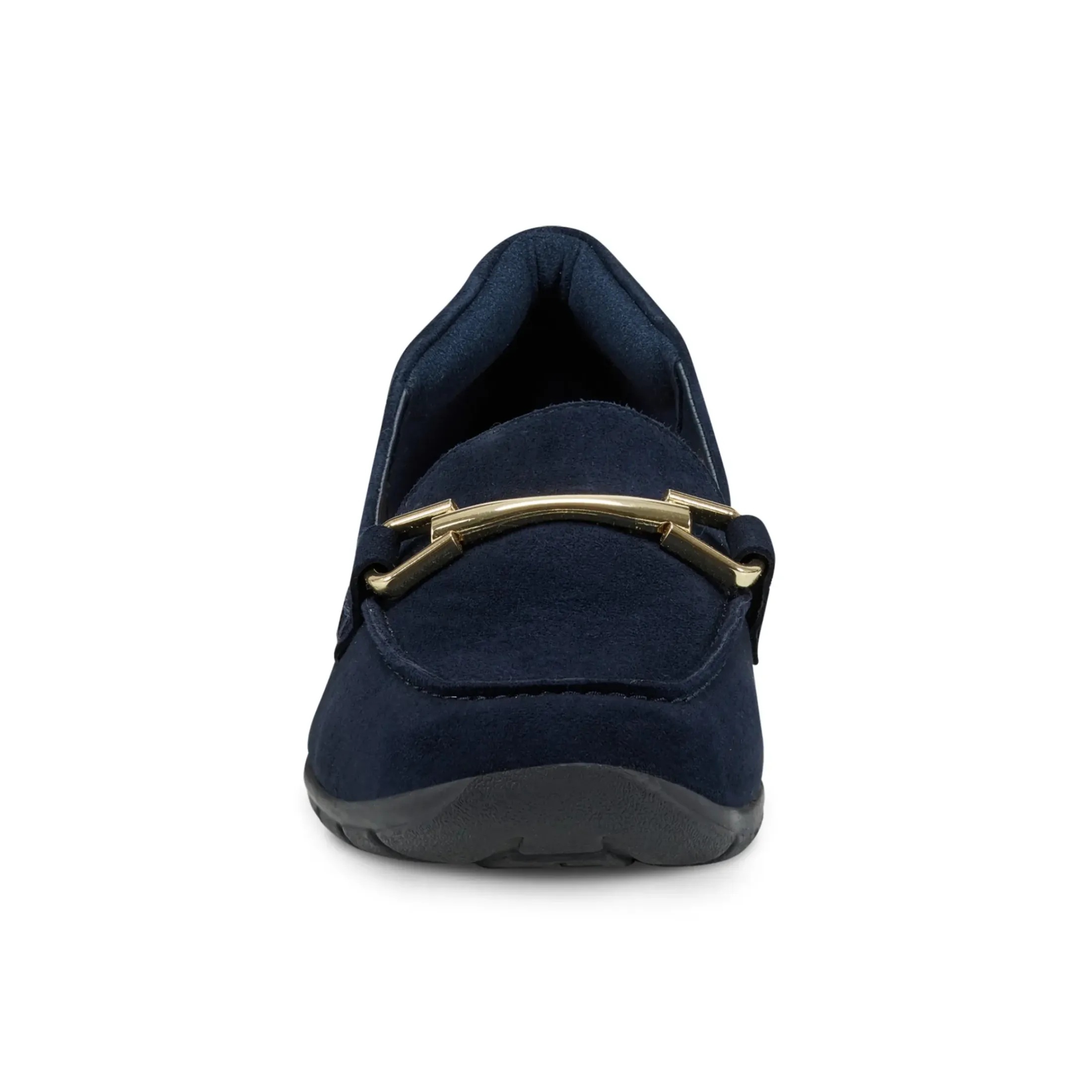 eFlex|eFlex>Easy Spirit Amalie Casual Loafers Dark Blue Suede