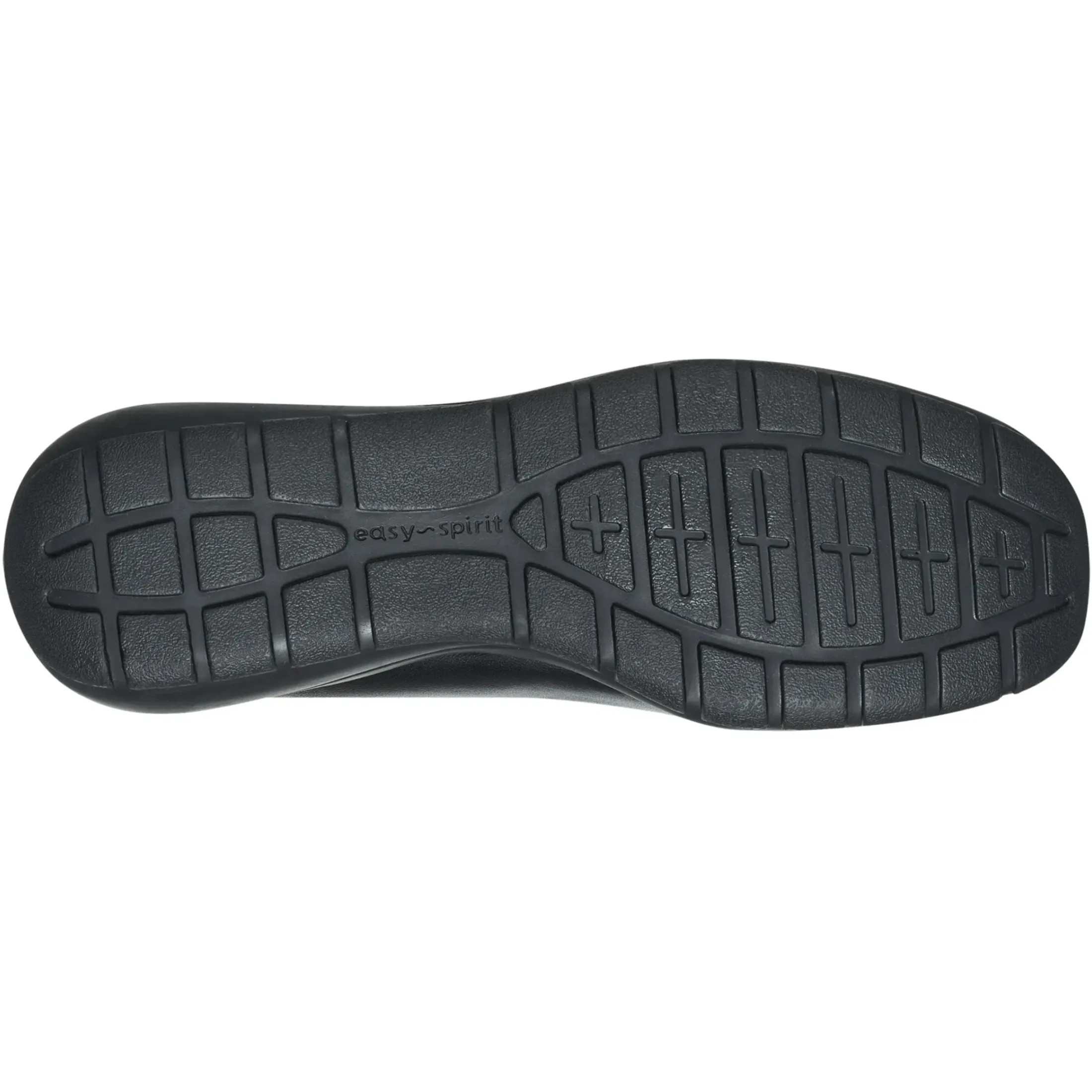 eFlex|eFlex>Easy Spirit Amalie Casual Loafers Black Leather