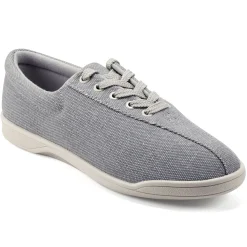 Sneakers|Sneakers>Easy Spirit AP1 Canvas Walking Shoes Khaki Fabric