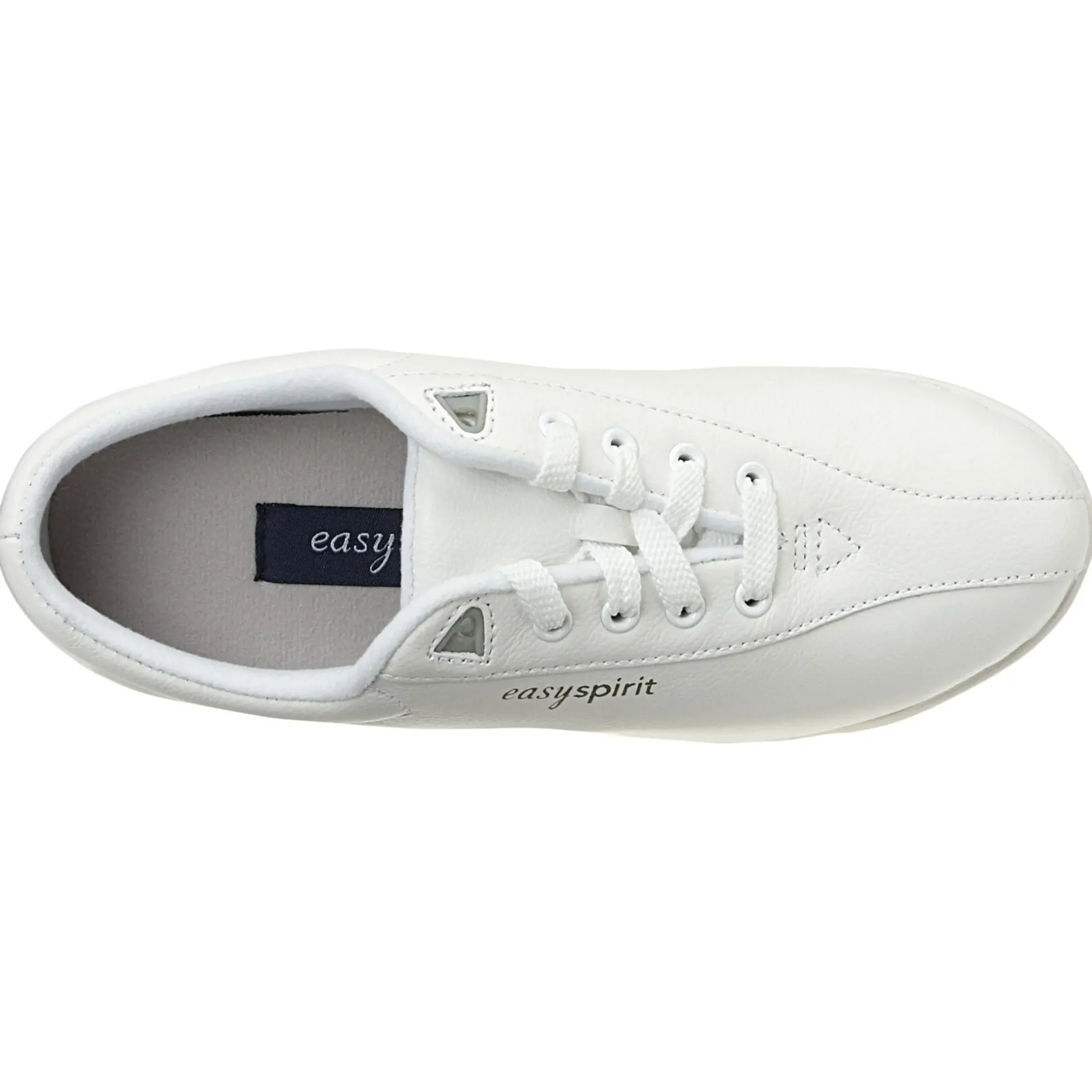 Sneakers|Sneakers>Easy Spirit AP1 Leather Walking Shoes White Leather
