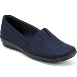 Flats|Flats>Easy Spirit Arlie Slip On Casual Shoes Blue Suede