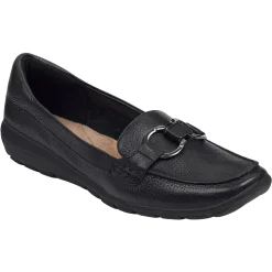 Loafers|Loafers>Easy Spirit Avienta Casual Loafers Black Leather