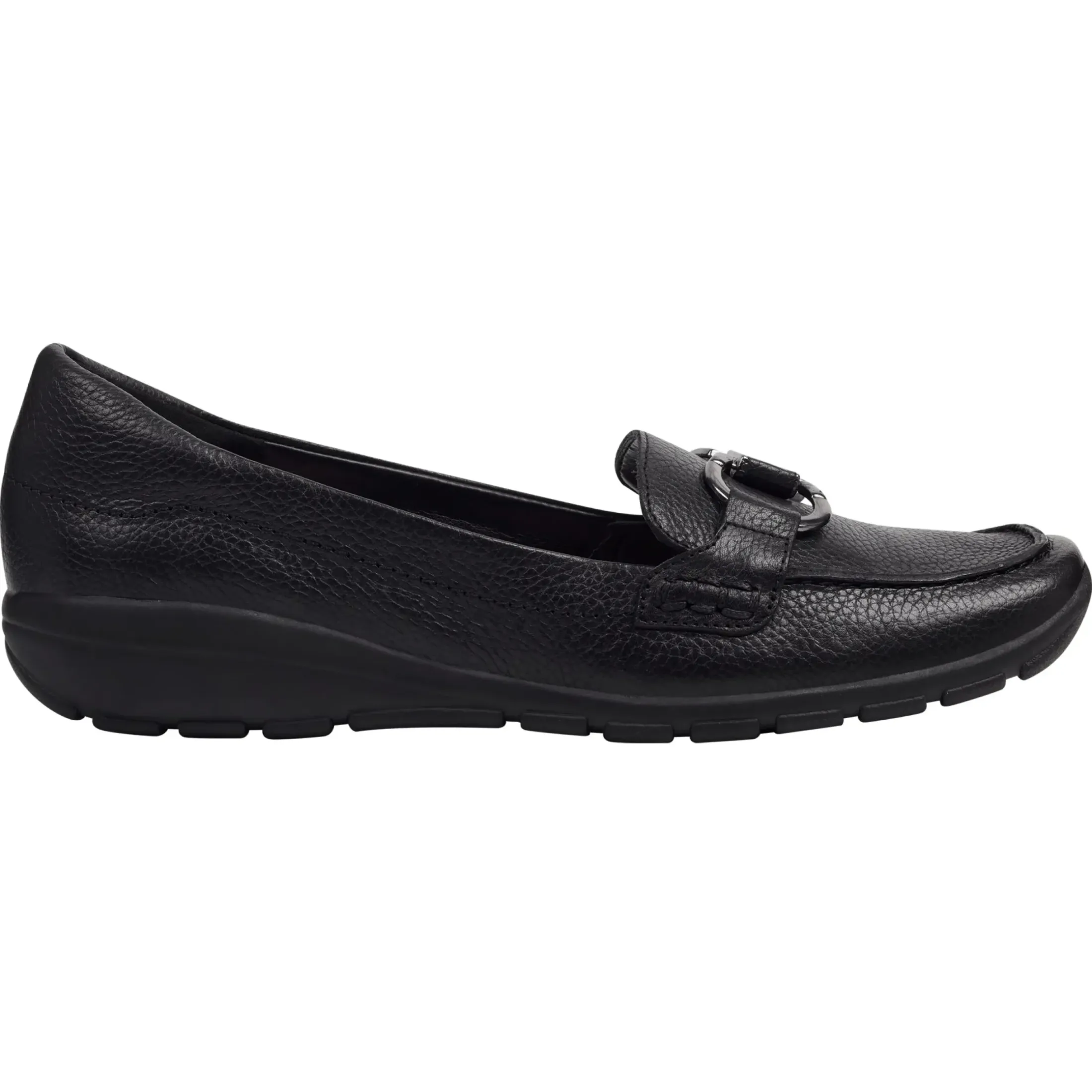 Loafers|Loafers>Easy Spirit Avienta Casual Loafers Black Leather