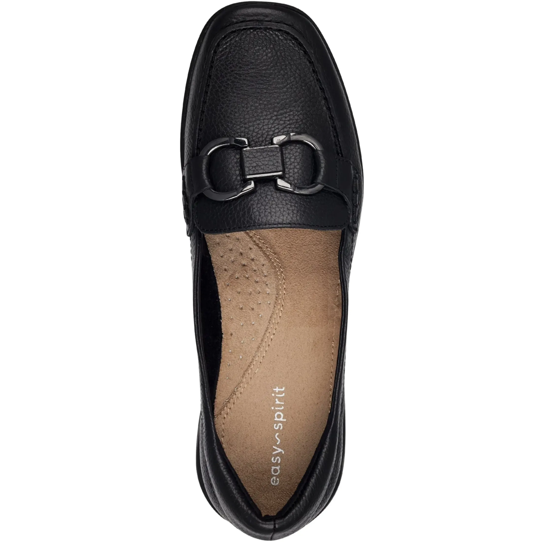 Loafers|Loafers>Easy Spirit Avienta Casual Loafers Black Leather
