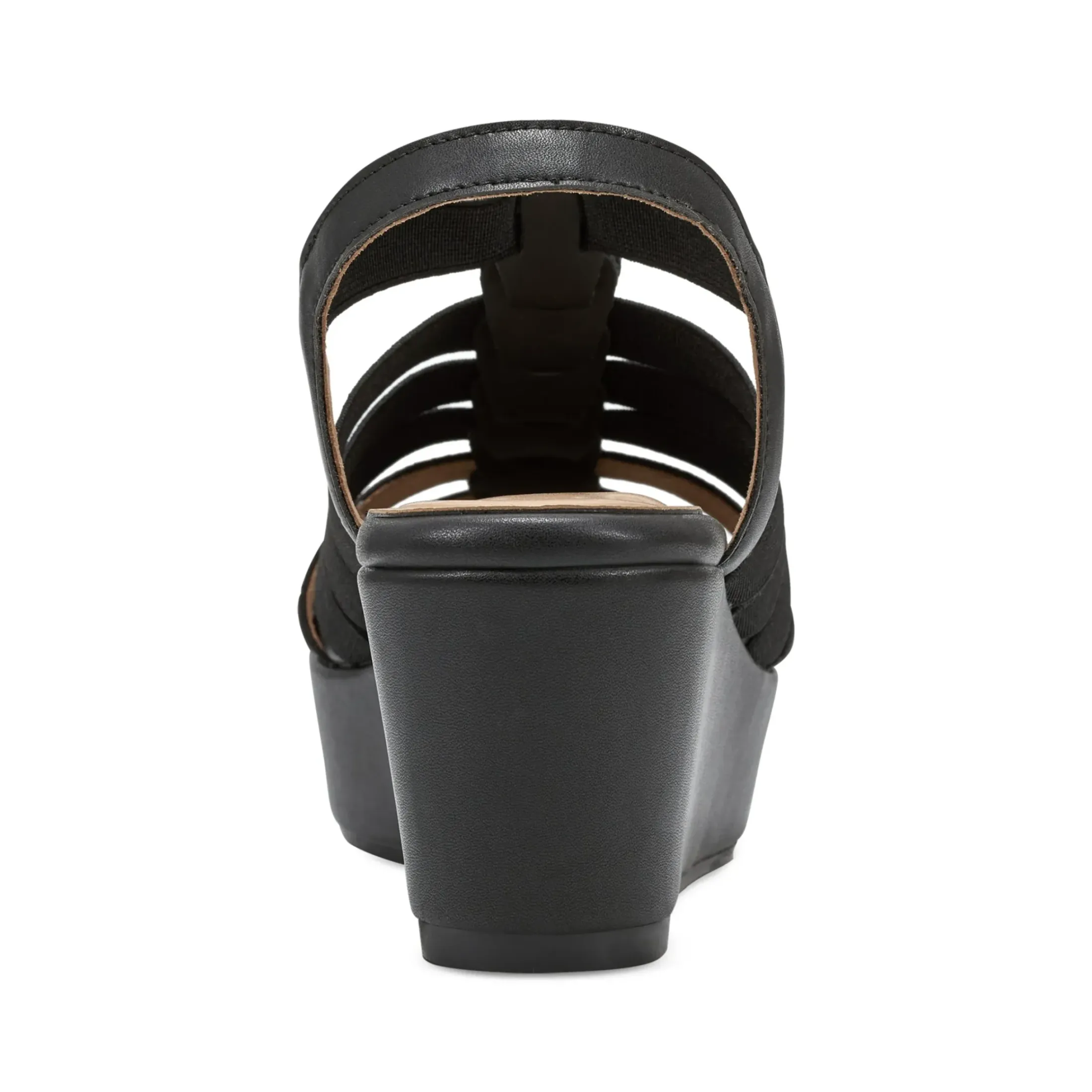 Dress|Sandals>Easy Spirit Avinna Platform Wedge Sandals Black
