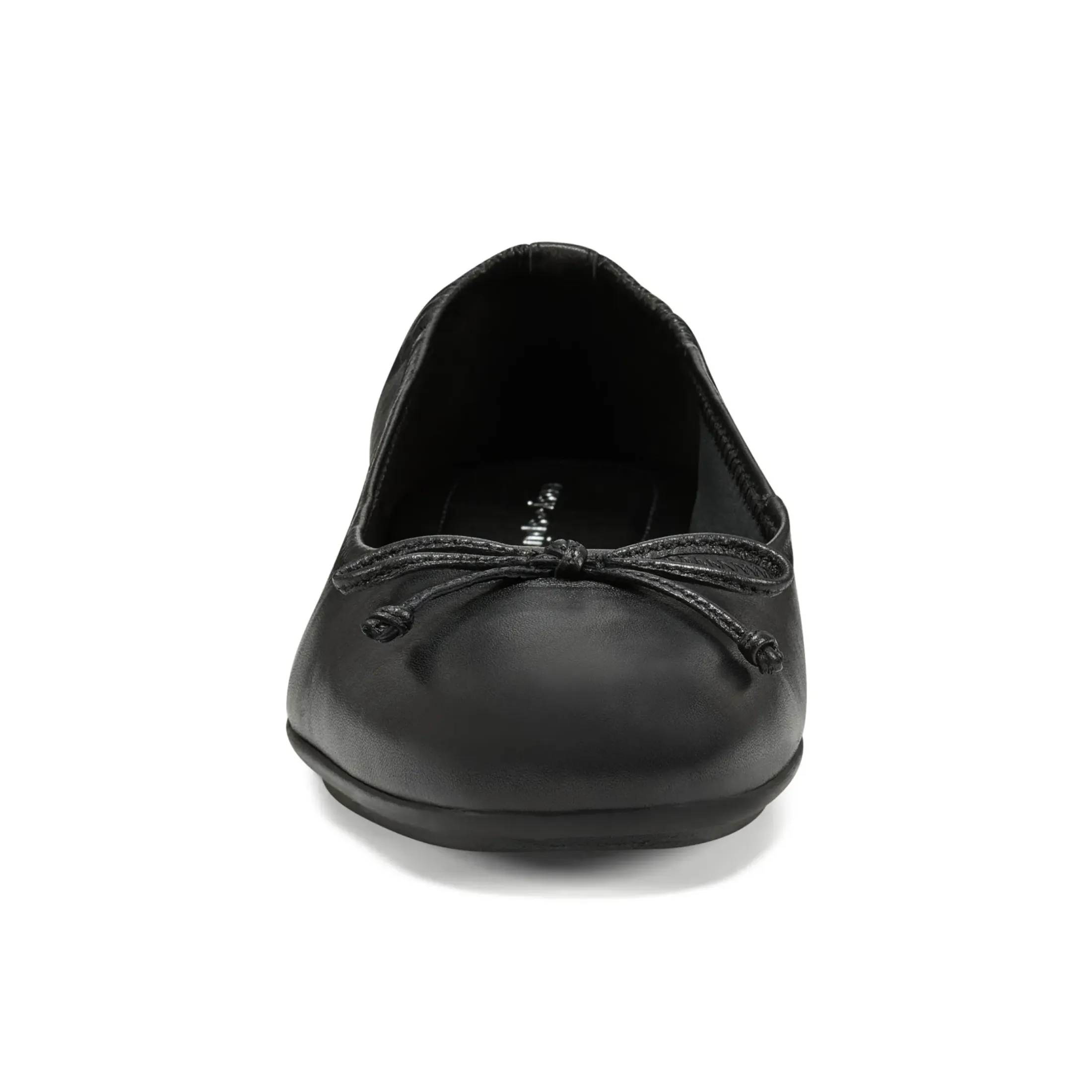 eFlex|eFlex>Easy Spirit Baily Ballet Flats Black Leather