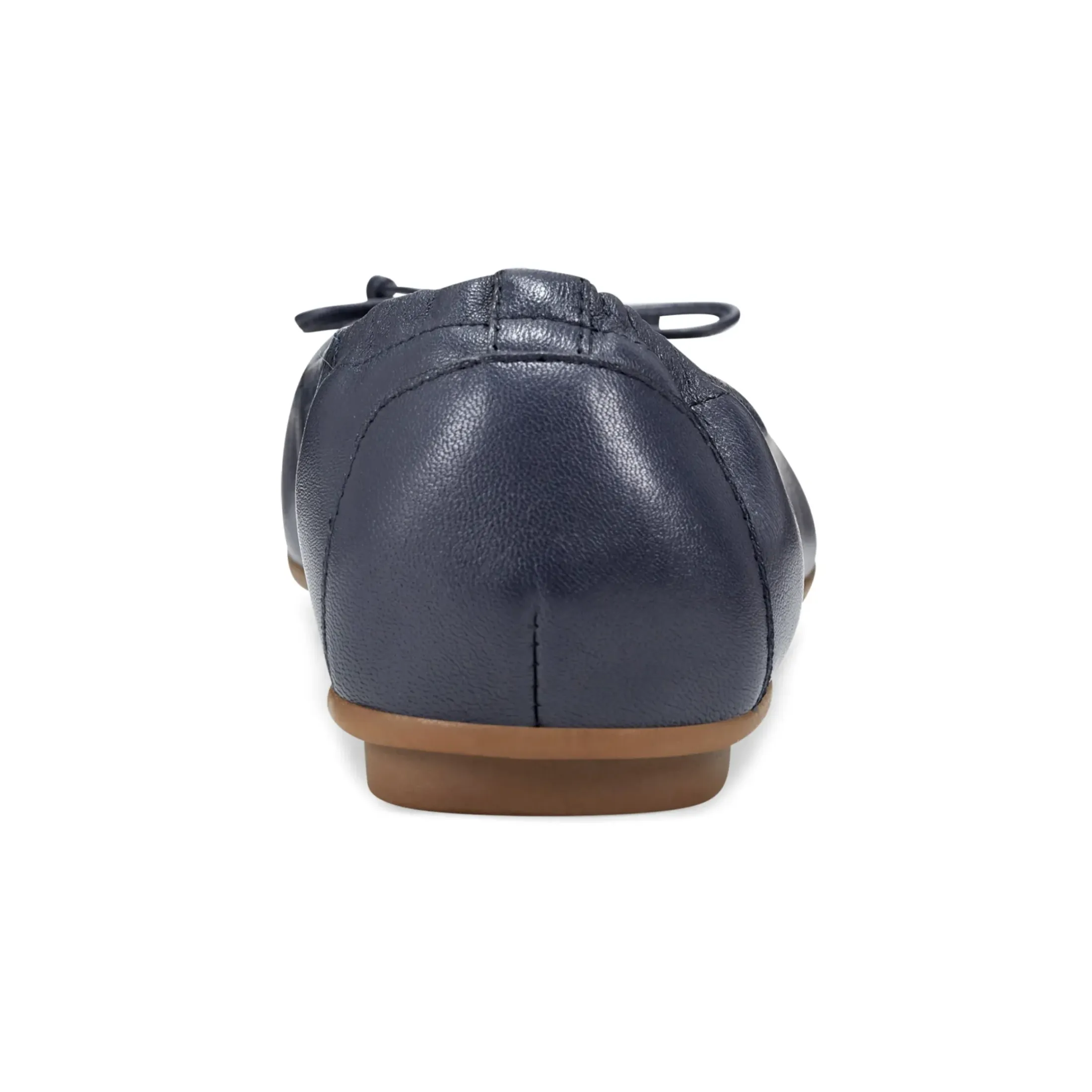 eFlex|eFlex>Easy Spirit Baily Ballet Flats Navy Leather
