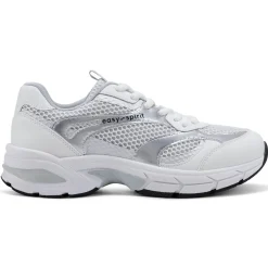Sneakers|Sneakers>Easy Spirit Barbeau Lace-Up Walking Shoes White/Blue