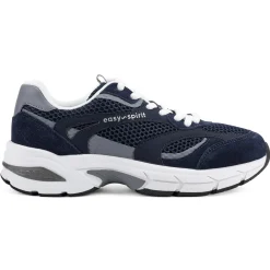 Sneakers|Sneakers>Easy Spirit Barbeau Lace-Up Walking Shoes Navy