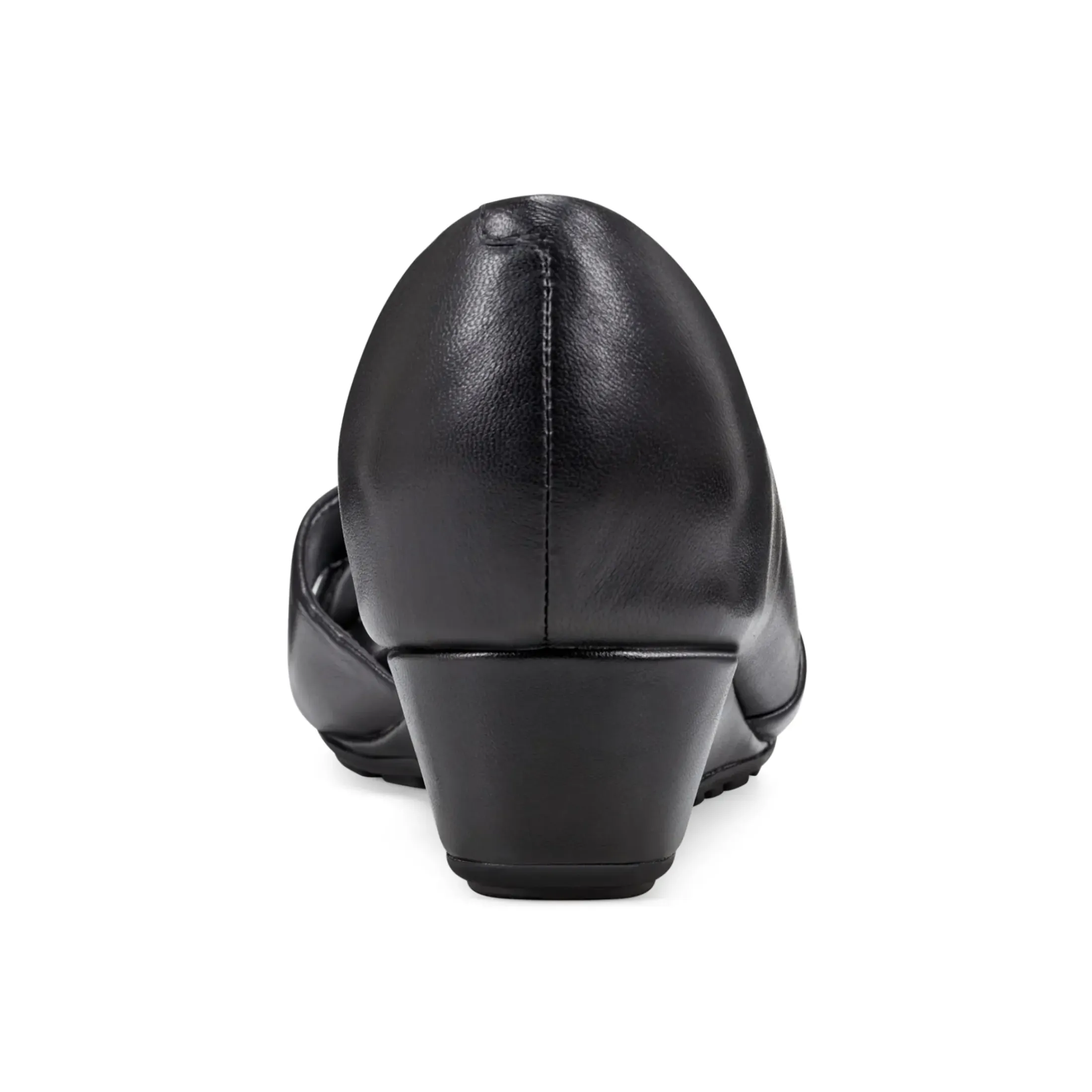 eFlex|eFlex>Easy Spirit Bernie Dress Wedges Black Leather