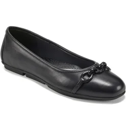 eFlex|eFlex>Easy Spirit Brandi Ballet Flats Black Leather