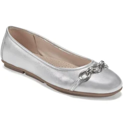 eFlex|eFlex>Easy Spirit Brandi Ballet Flats Silver Leather