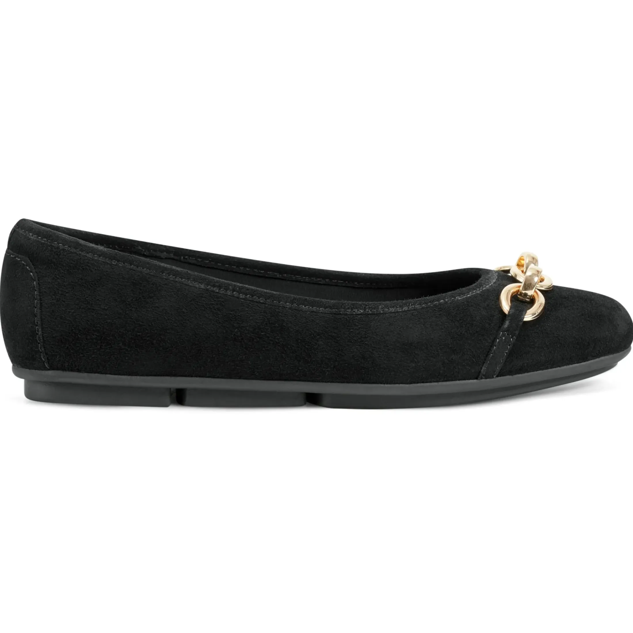 eFlex|eFlex>Easy Spirit Brandi Ballet Flats Black Suede