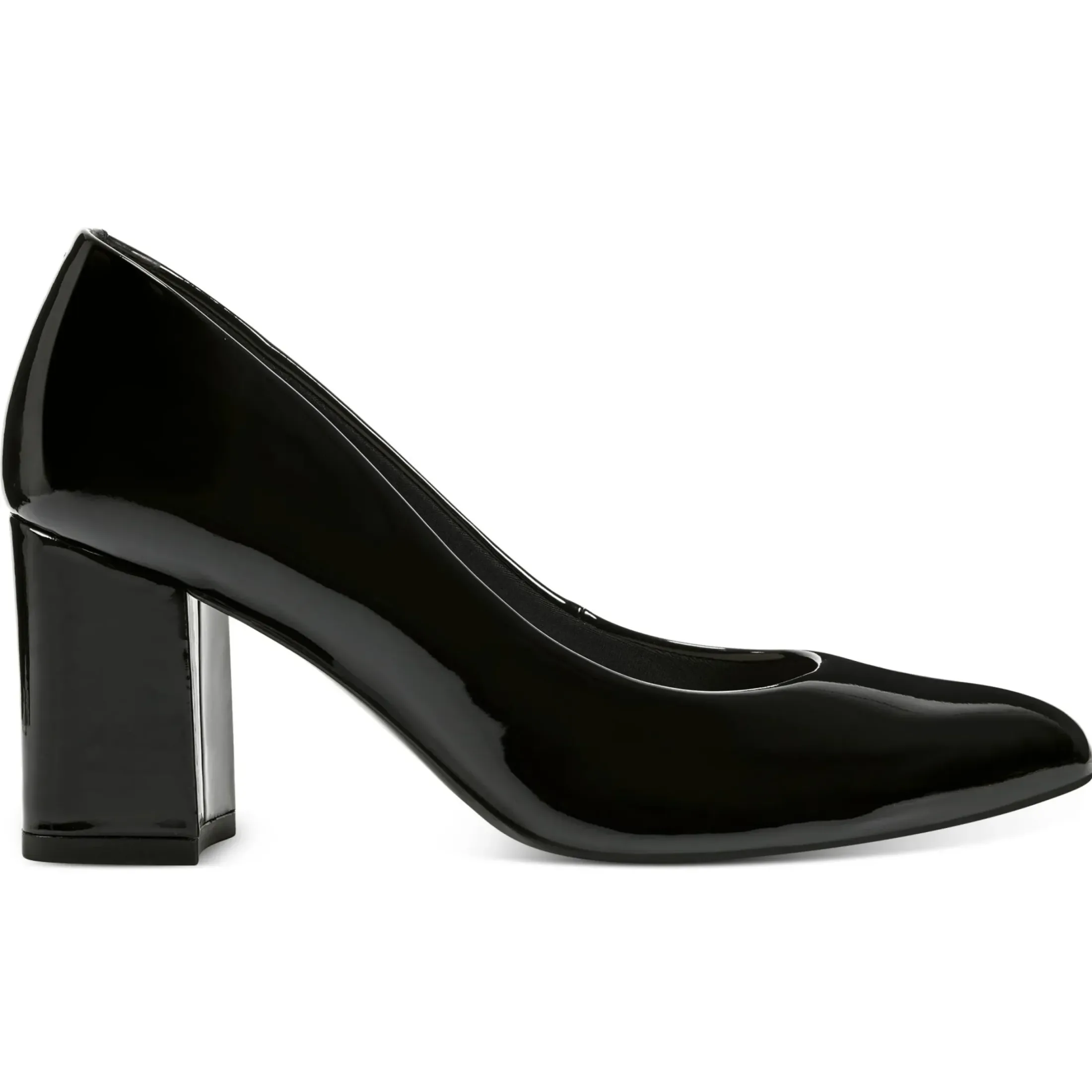 eFlex|eFlex>Easy Spirit Cadet Pumps Black Patent