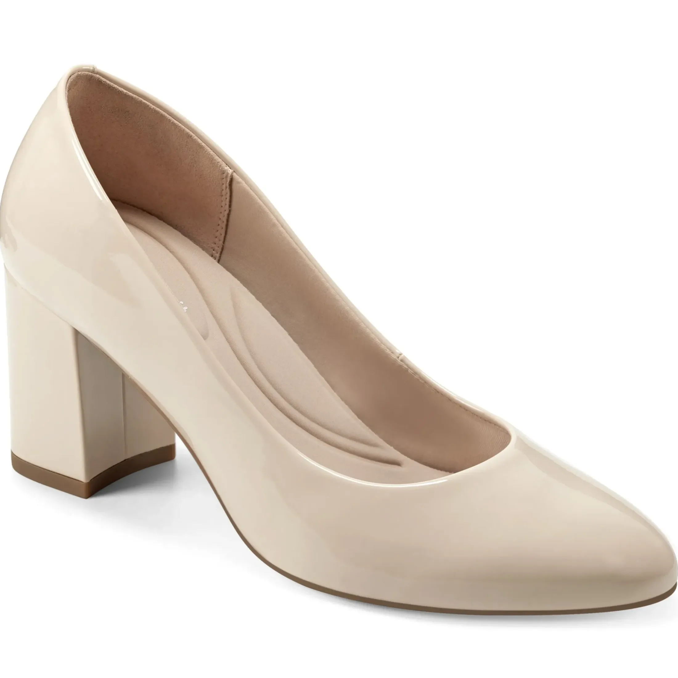 eFlex|eFlex>Easy Spirit Cadet Pumps Light Pink Patent