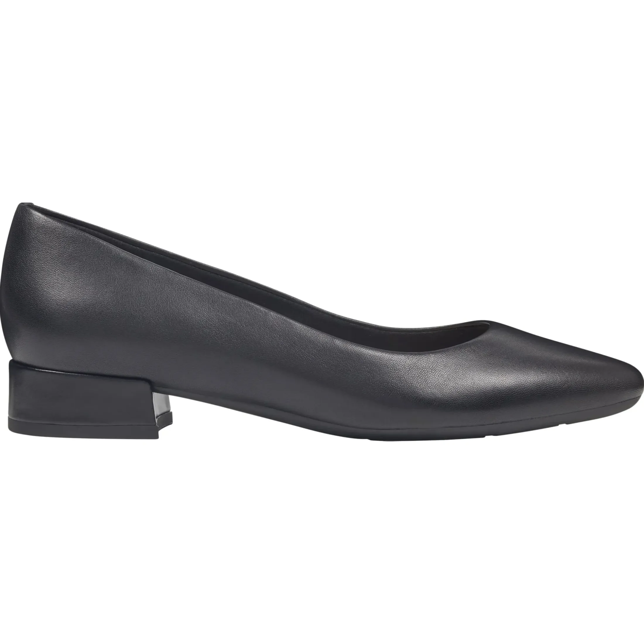 Low Heels|eFlex>Easy Spirit Caldise Leather Low Heel Dress Shoes Black Leather