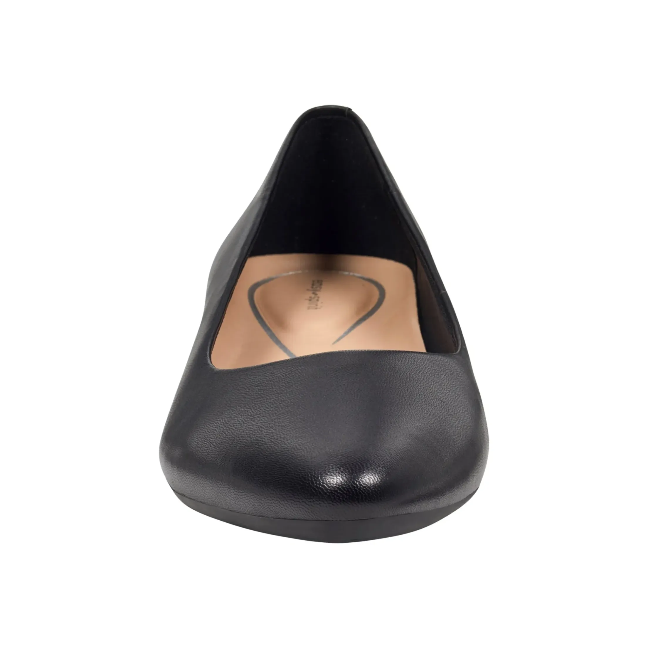 Low Heels|eFlex>Easy Spirit Caldise Leather Low Heel Dress Shoes Black Leather