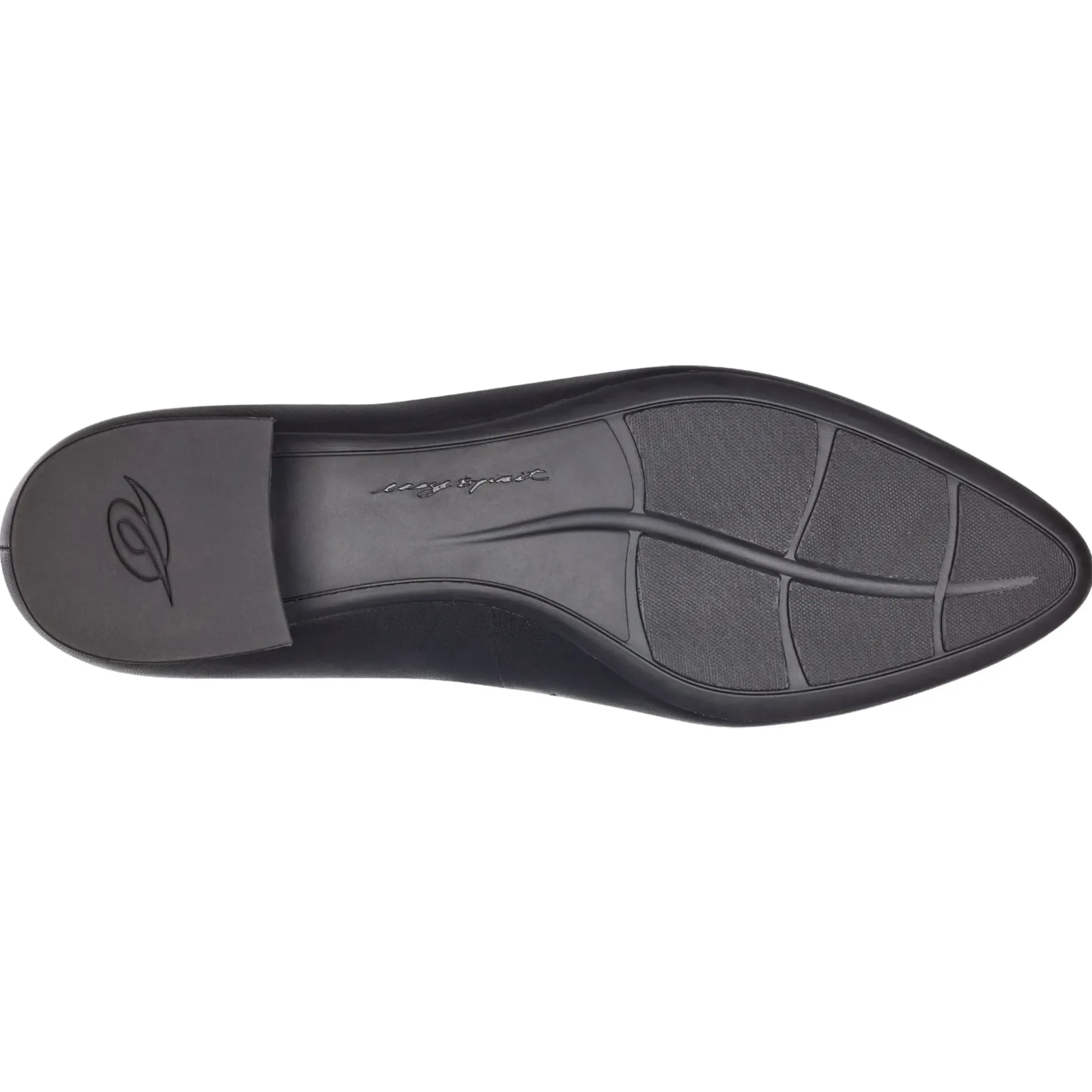 Low Heels|eFlex>Easy Spirit Caldise Leather Low Heel Dress Shoes Black Leather