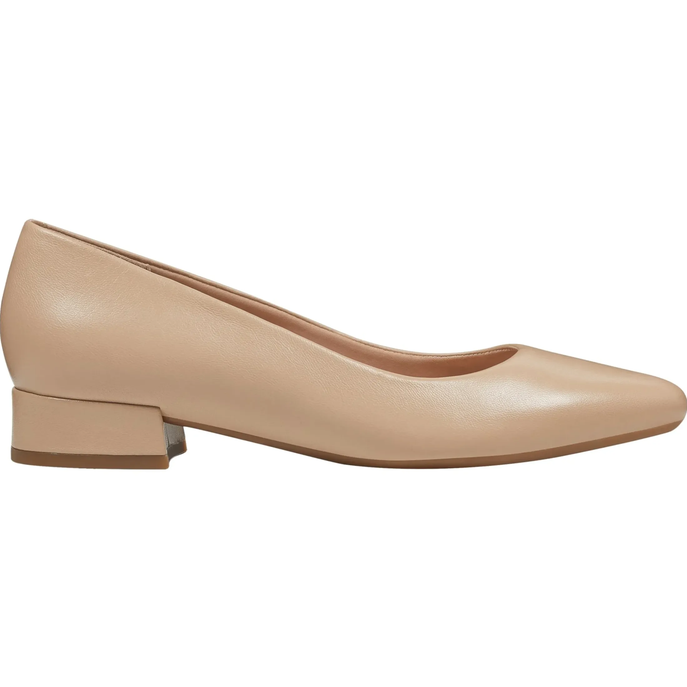 Low Heels|eFlex>Easy Spirit Caldise Leather Low Heel Dress Shoes Lite Latte Leather