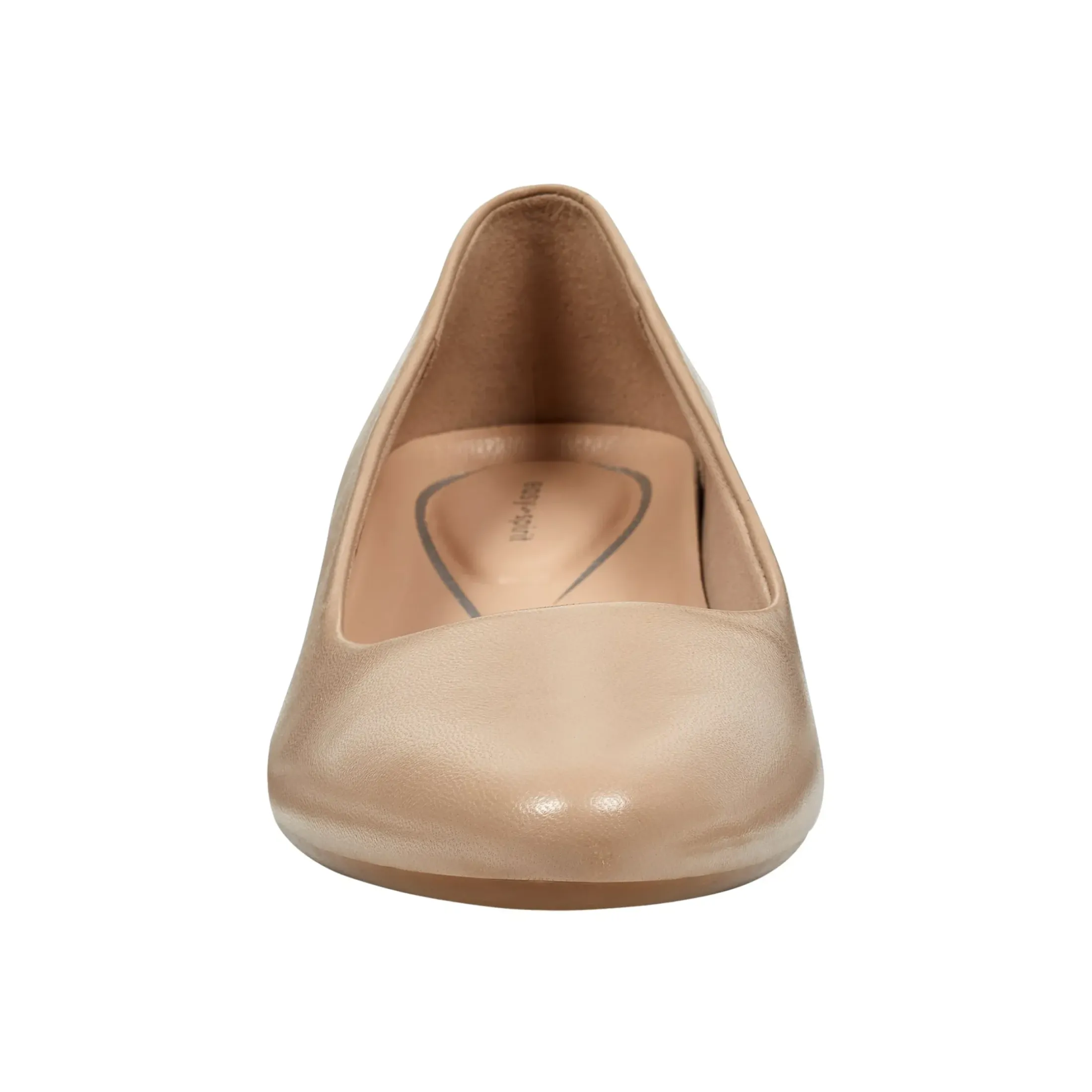 Low Heels|eFlex>Easy Spirit Caldise Leather Low Heel Dress Shoes Lite Latte Leather