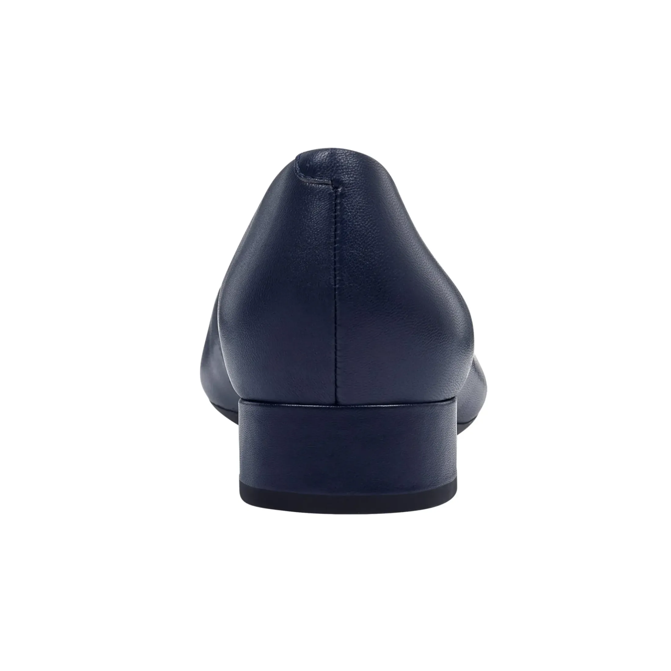 Low Heels|eFlex>Easy Spirit Caldise Leather Low Heel Dress Shoes Navy Leather