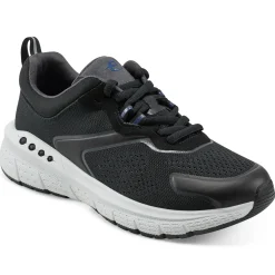 Sneakers|Sneakers>Easy Spirit Callahan Lace Up Sneakers Black Mesh