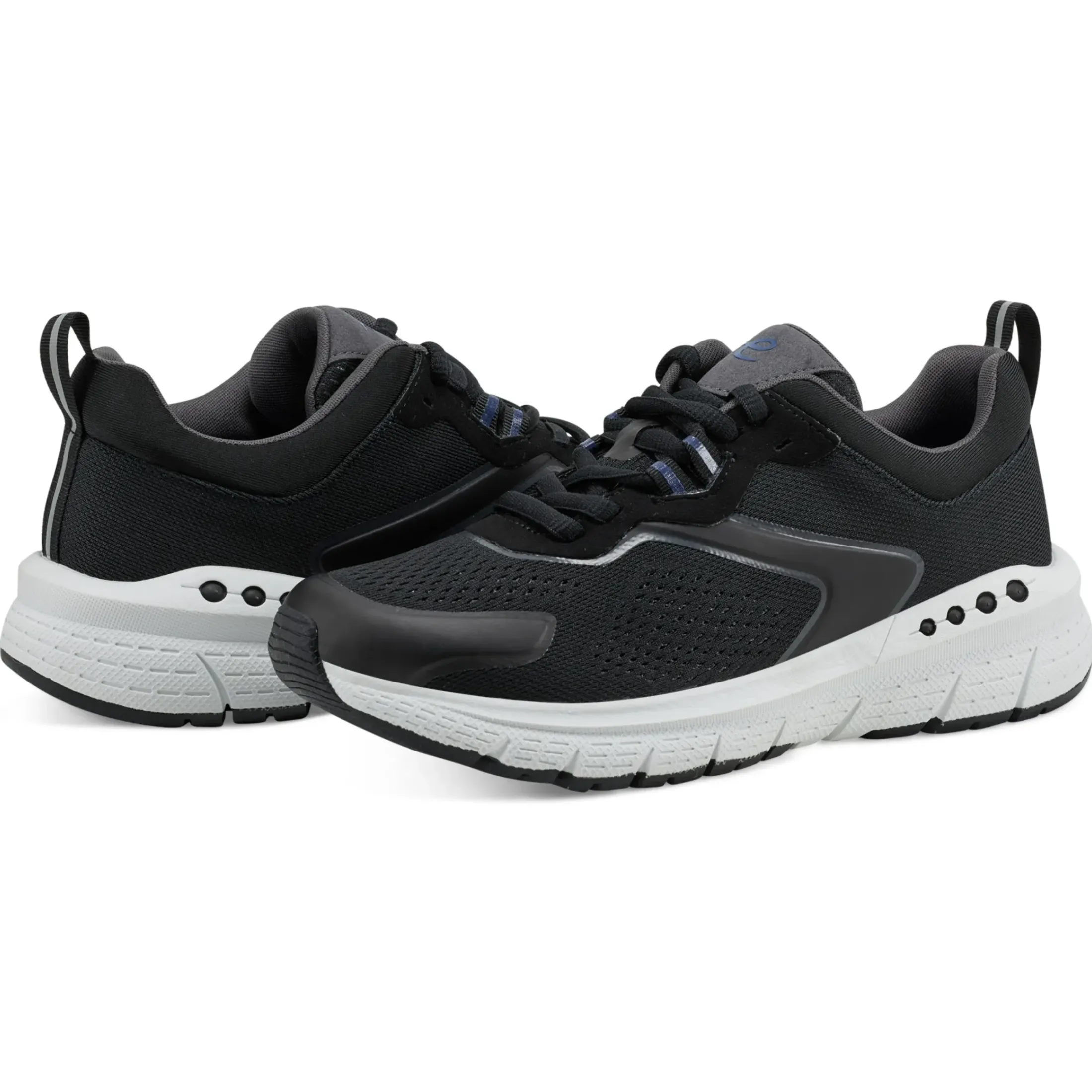 Sneakers|Sneakers>Easy Spirit Callahan Lace Up Sneakers Black Mesh
