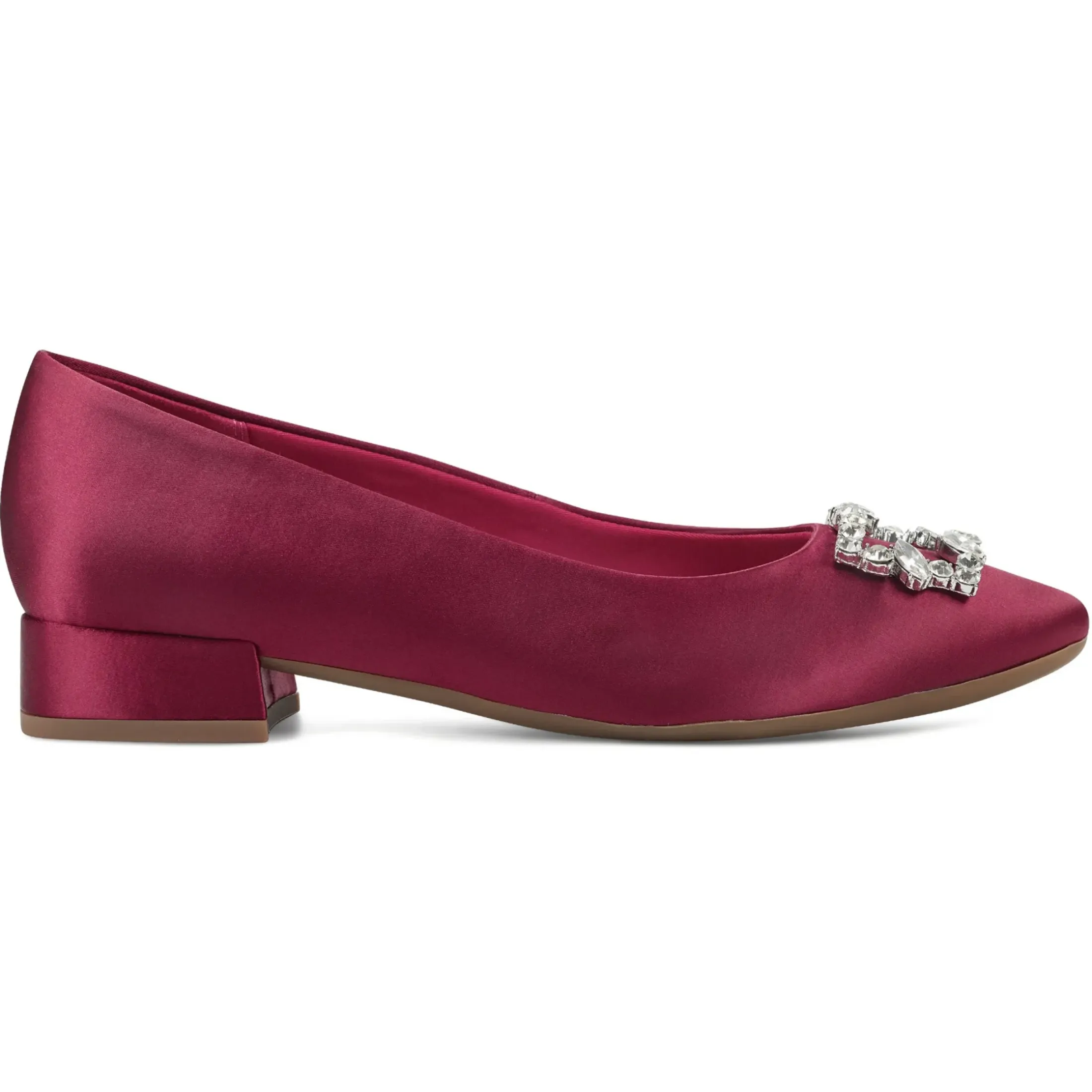 eFlex|eFlex>Easy Spirit Carisma Dress Pumps Red Satin
