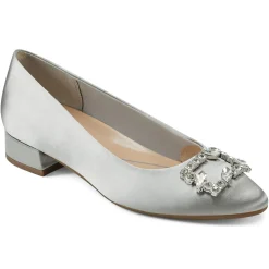 Low Heels|eFlex>Easy Spirit Carisma Dress Pumps Silver Satin