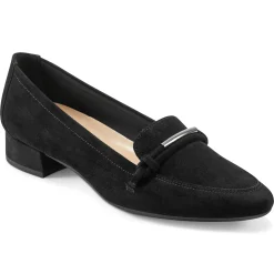 eFlex|eFlex>Easy Spirit Carlina Dress Pumps Black Suede