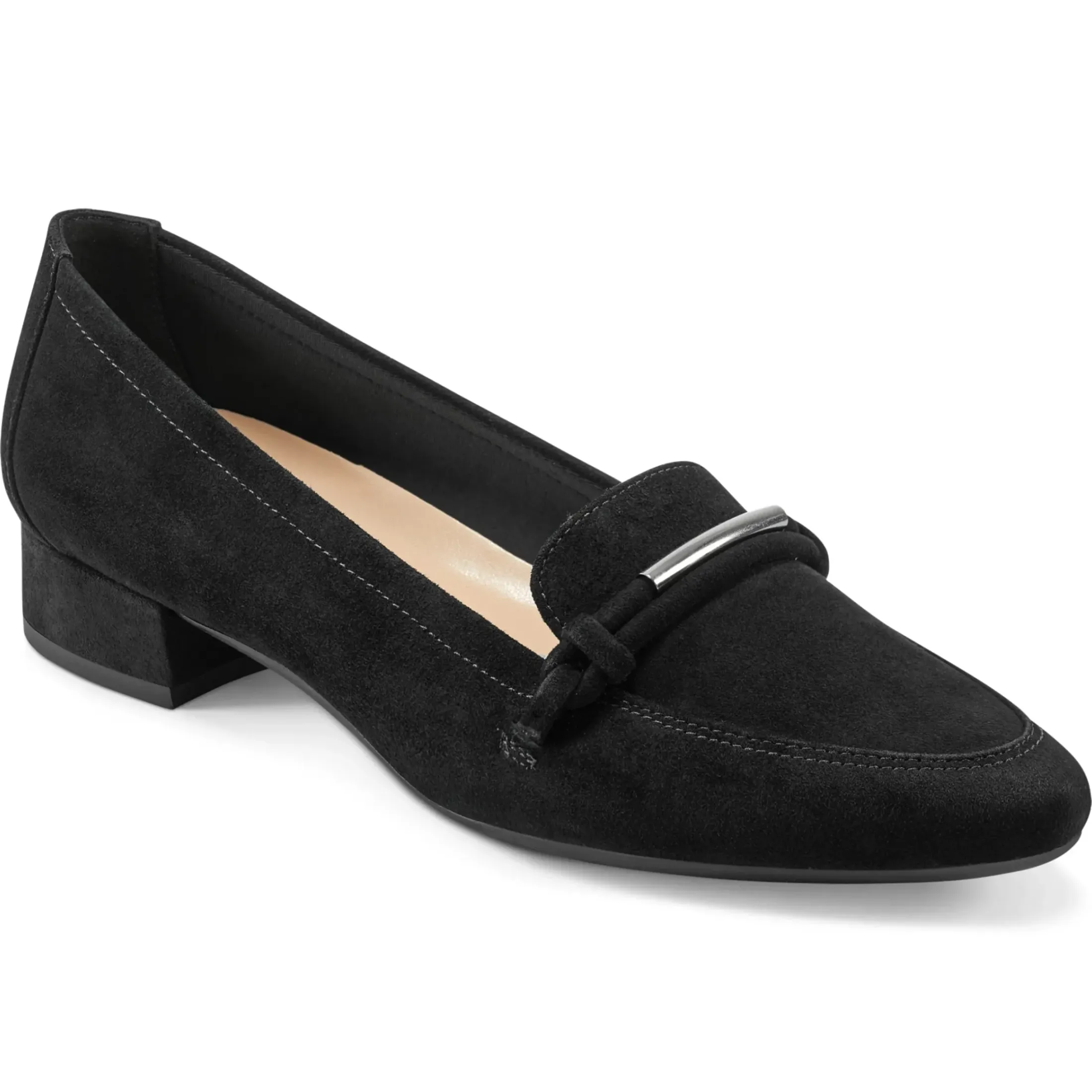 eFlex|eFlex>Easy Spirit Carlina Dress Pumps Black Suede