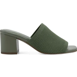 Dress|Sandals>Easy Spirit Caryn Heeled Slide Sandals Sage Green